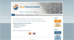 Desktop Screenshot of megatraducciones.com