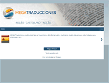 Tablet Screenshot of megatraducciones.com